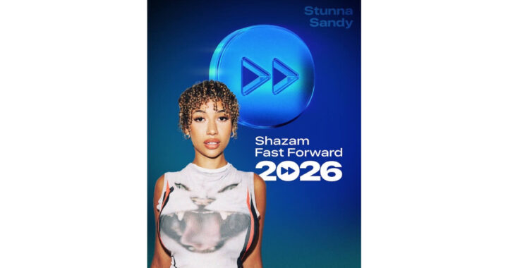 Stunna Sandy Makes 2026 Shazam’s Fast Forward List