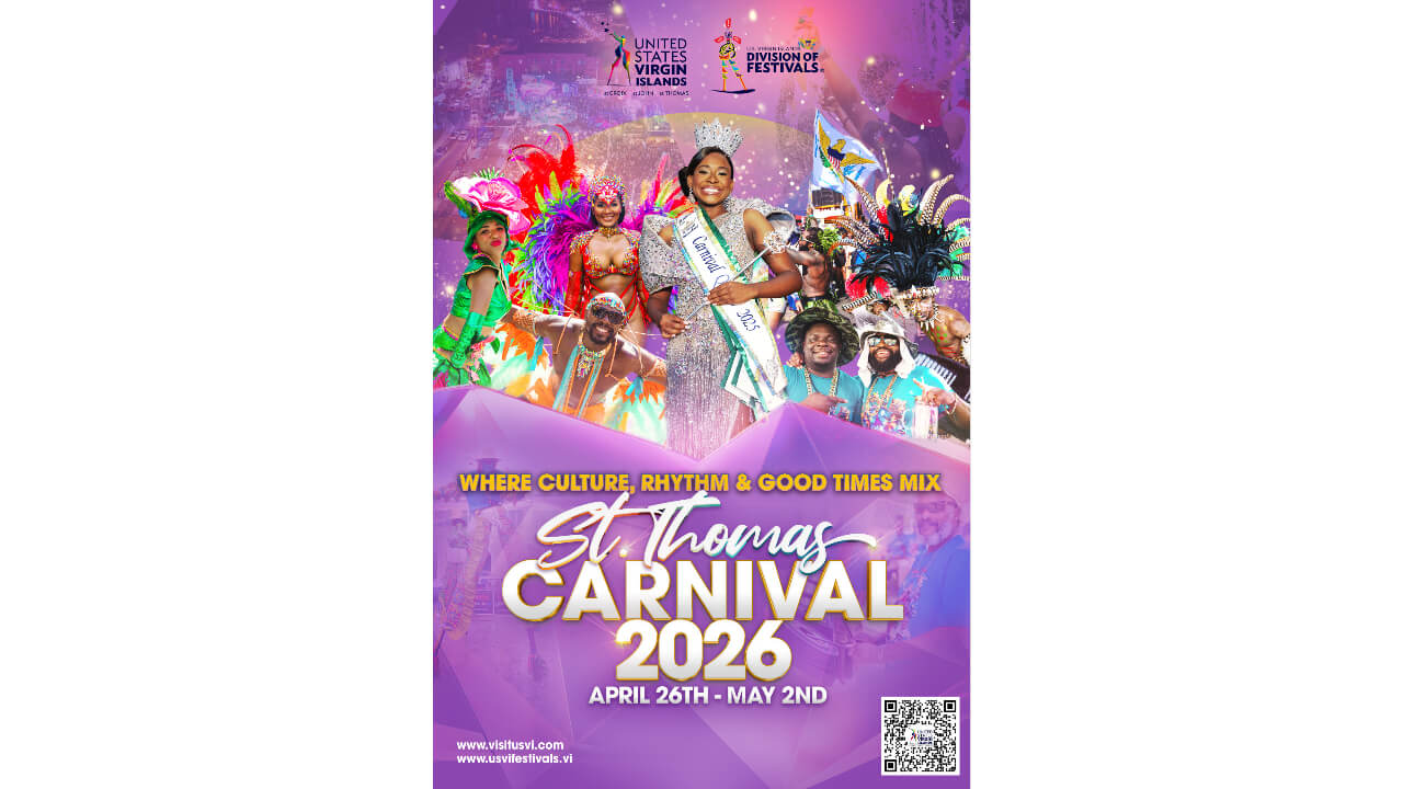 The U.S. Virgin Islands Announces 2026 St Thomas Carnival Takes Place April 26 to May 2, 2026