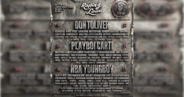 Lineup For Rolling Loud 2026- May 8–10, 2026 at Camping World Stadium in Orlando, FL.