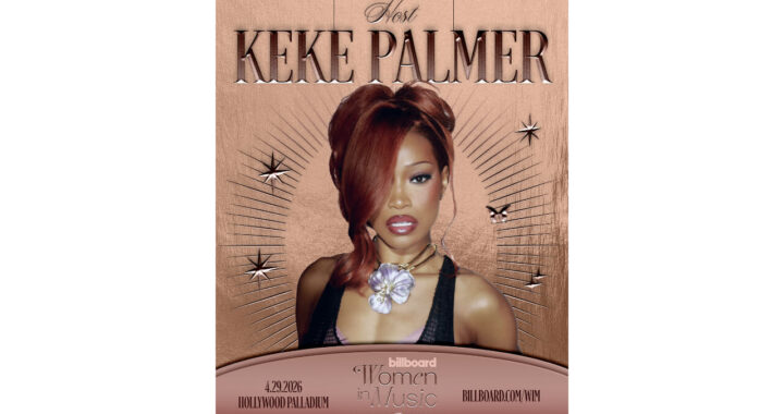 Keke Palmer Named Host of Billboard Women in Music 2026 Taking Place April 29, 2026