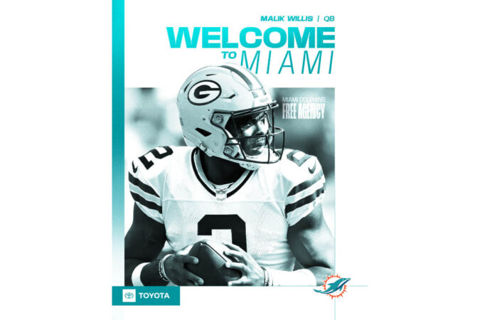 Former Green Bay Packers Quarterback Malik Willis Signs 3-Year Contract With Miami Dolphins