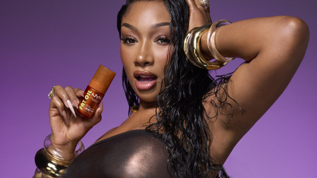 NYX Professional Makeup Launches Caramelt Mami Body Oil With Megan Thee Stallion