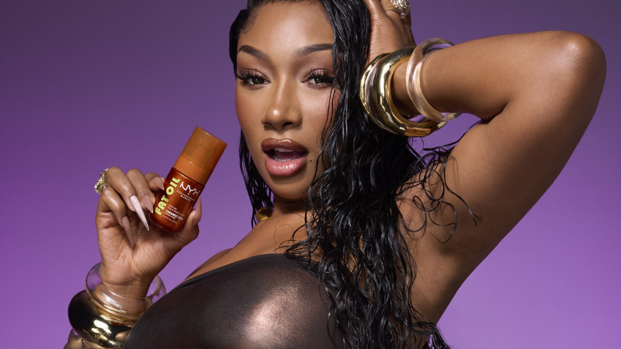 NYX Professional Makeup Launches Caramelt Mami Body Oil With Megan Thee Stallion