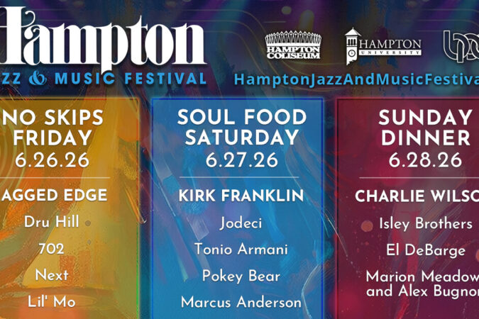 The Hampton Jazz & Music Festival- June 26 through June 28, 2026