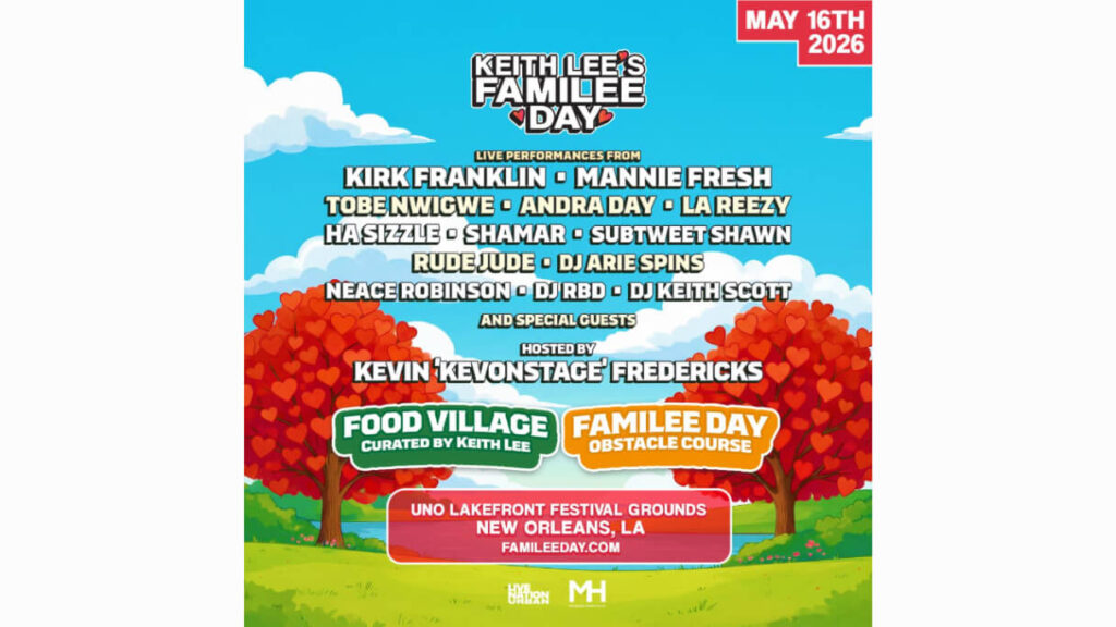 Keith Lee, Live Nation Urban Announce Zero-Fee Vendor Initiative for FamiLee Day Festival in New Orleans