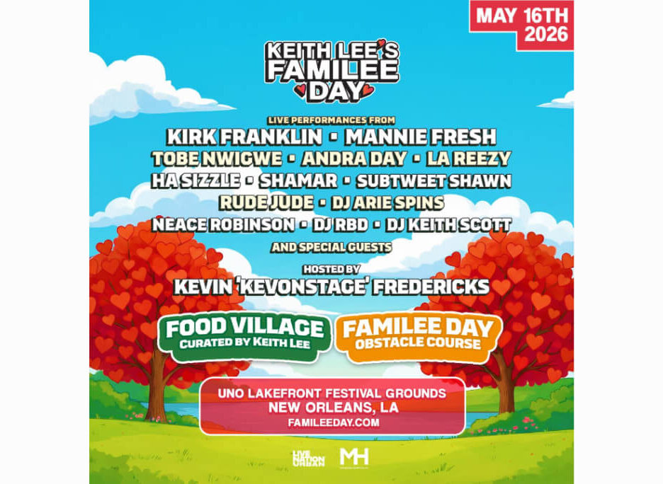 Keith Lee, Live Nation Urban Announce Zero-Fee Vendor Initiative for FamiLee Day Festival in New Orleans