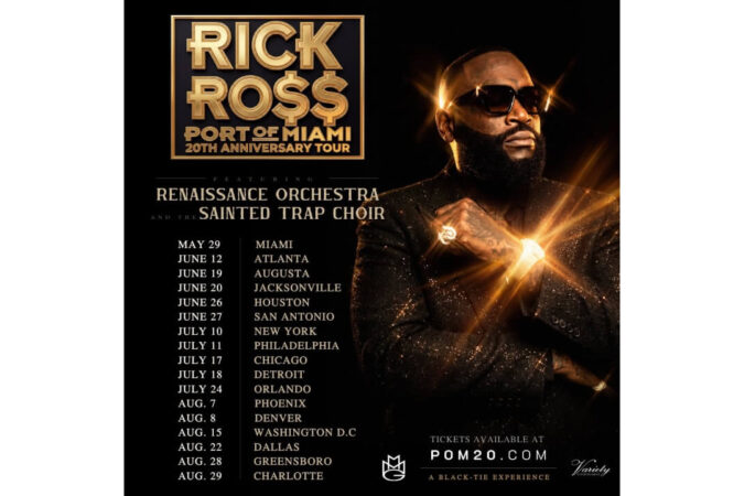 Rick Ross Announces Tour Celebrating 20th Anniversary Of Debut Album, Port Of Miami