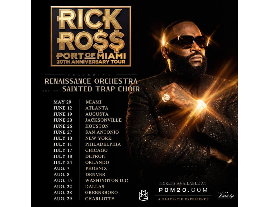 Rick Ross Announces Tour Celebrating 20th Anniversary Of Debut Album, Port Of Miami