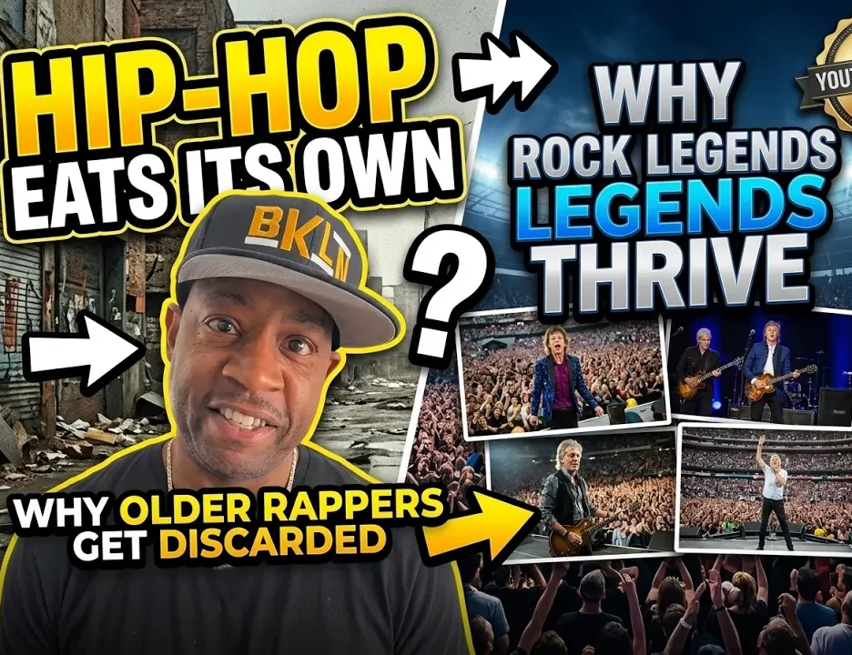 Hip-Hop Eats Its Own: Why Older Rappers Get Discarded While Rock Legends Thrive