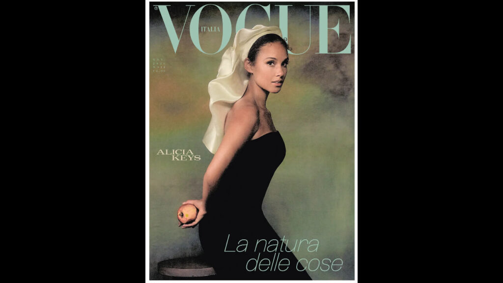 Alicia Keys Covers November Issue of Vogue Italia